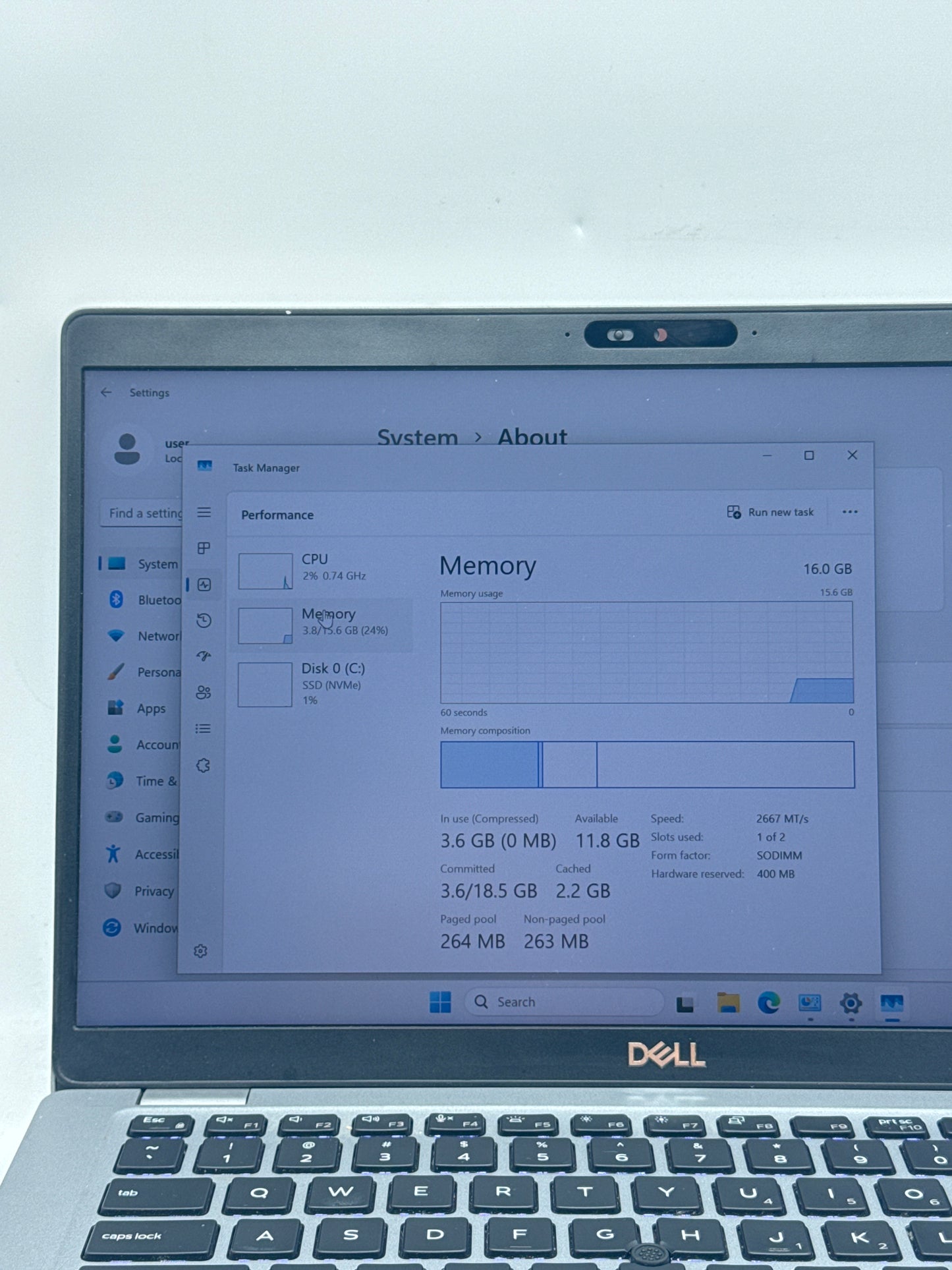 Dell Latitude 5410 14.0" FHD intel Core i7-10610U 1.80GHz 16GB RAM 256GB SSD