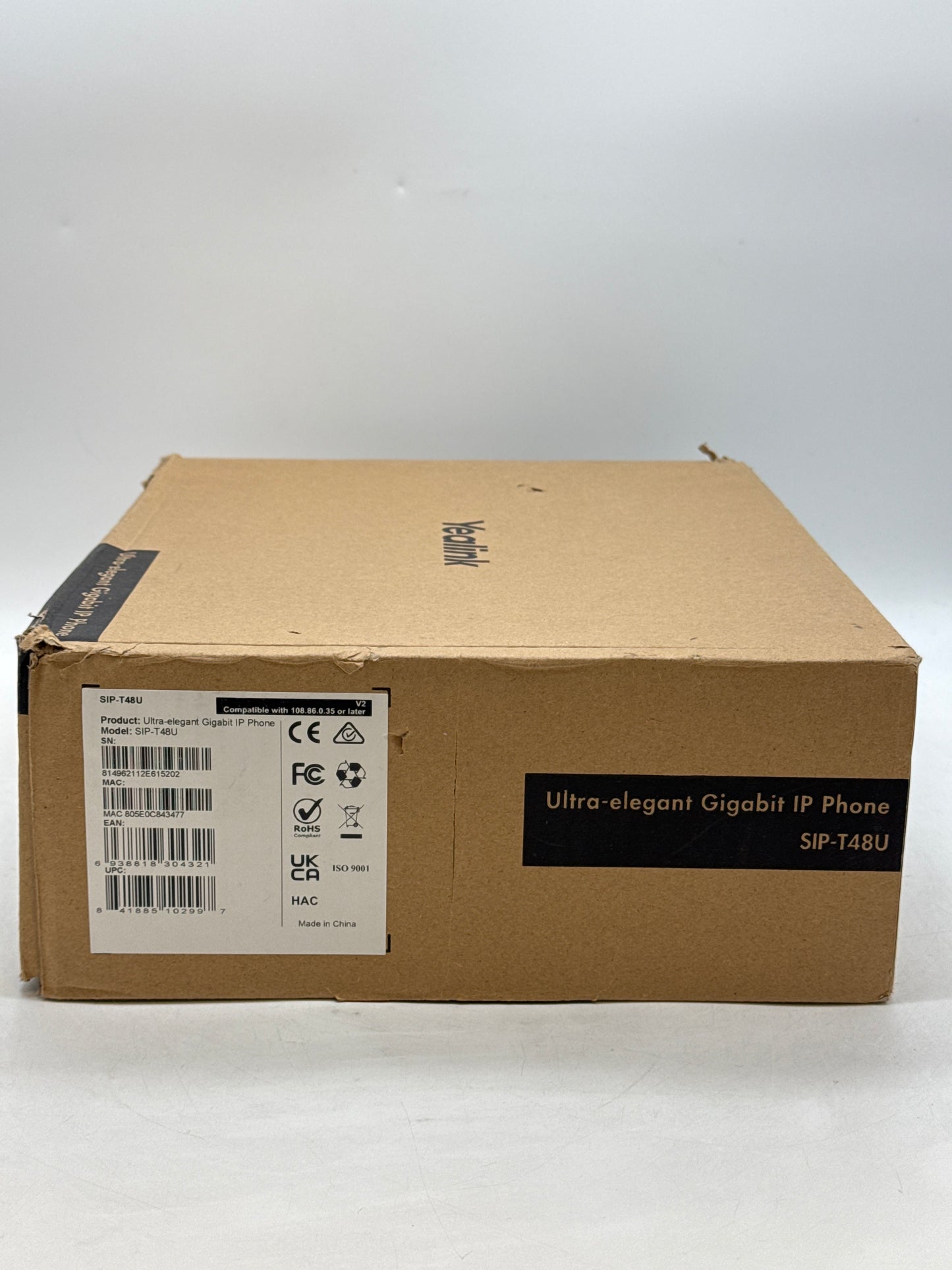 YEALINK IP PHONE SIP-T48U IP Phone Black - New Open Box