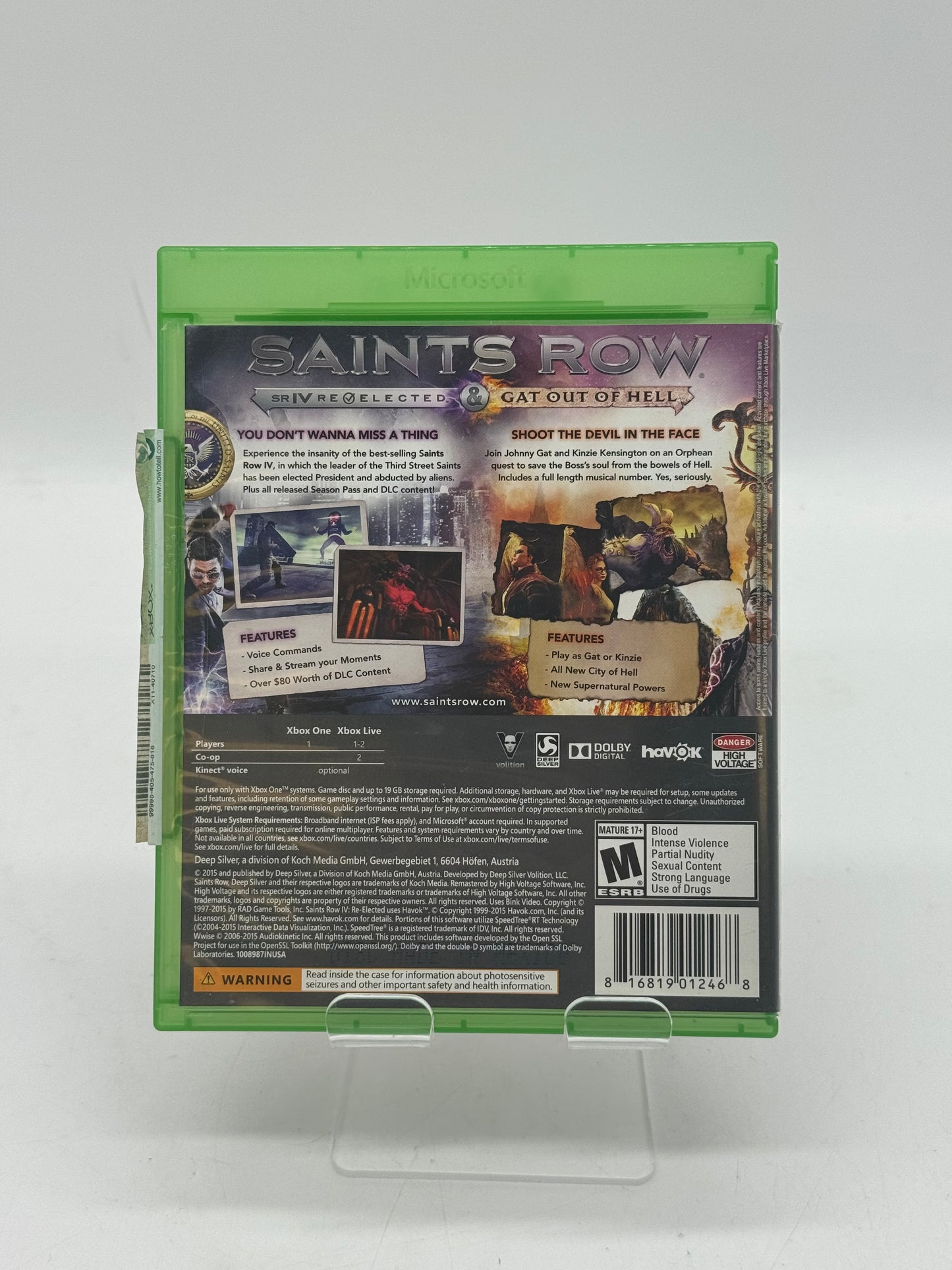 Saints Row IV: Re-Elected & Gat Out of Hell - Xbox One / Xbox One S / Xbox One X / Xbox Series S/X