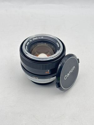 Canon FD 55mm f/1.2 Manual Focus Standard Prime Lens FD Mount - Used
