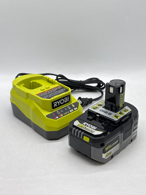 Ryobi ONE+ 18V 4.0 Ah Lithium-Ion Battery W/Ryobi PCG002 Charger