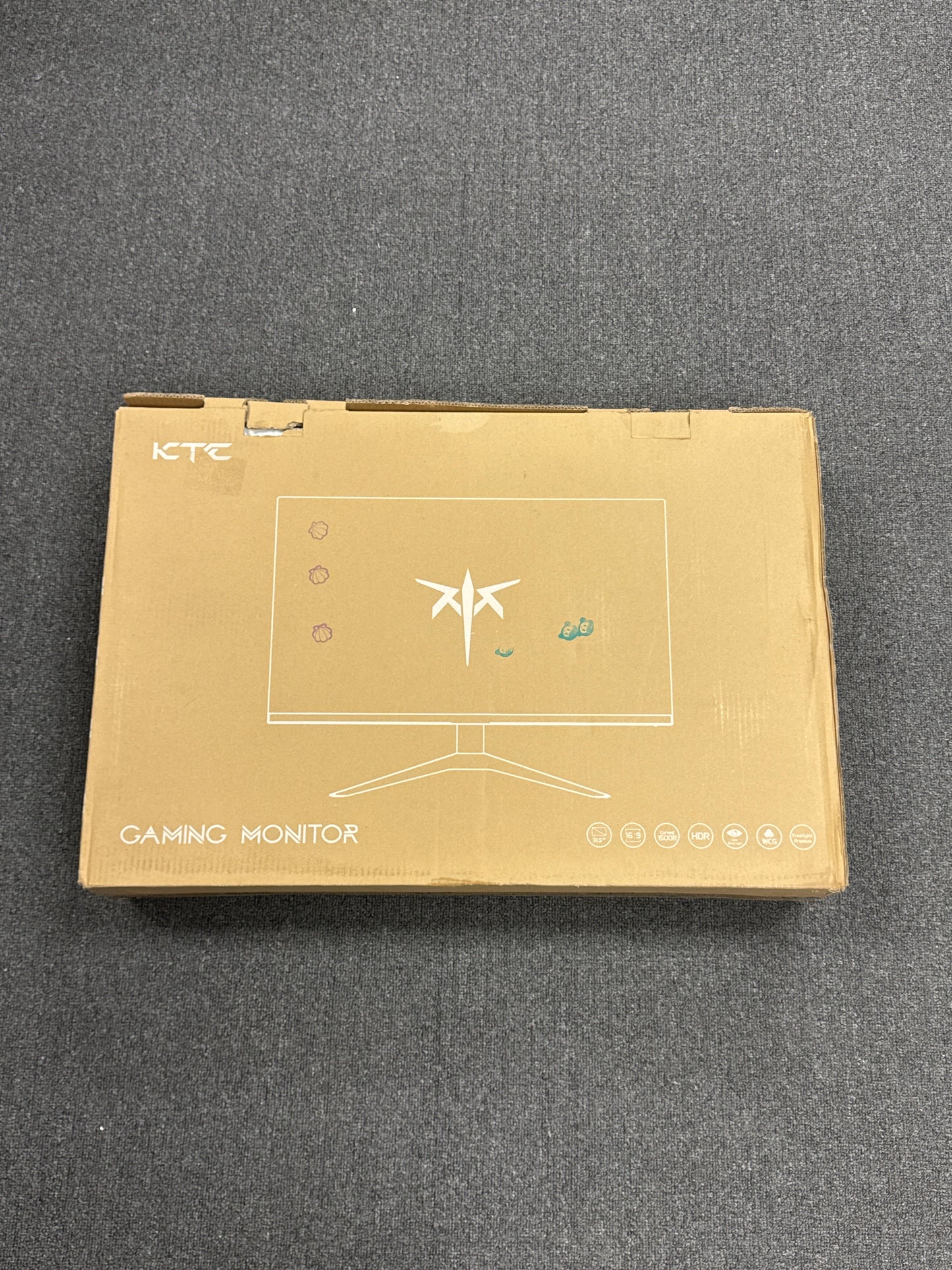 KTC H32S17 180Hz Curved 1500R LCD Gaming Monitor - Open Box
