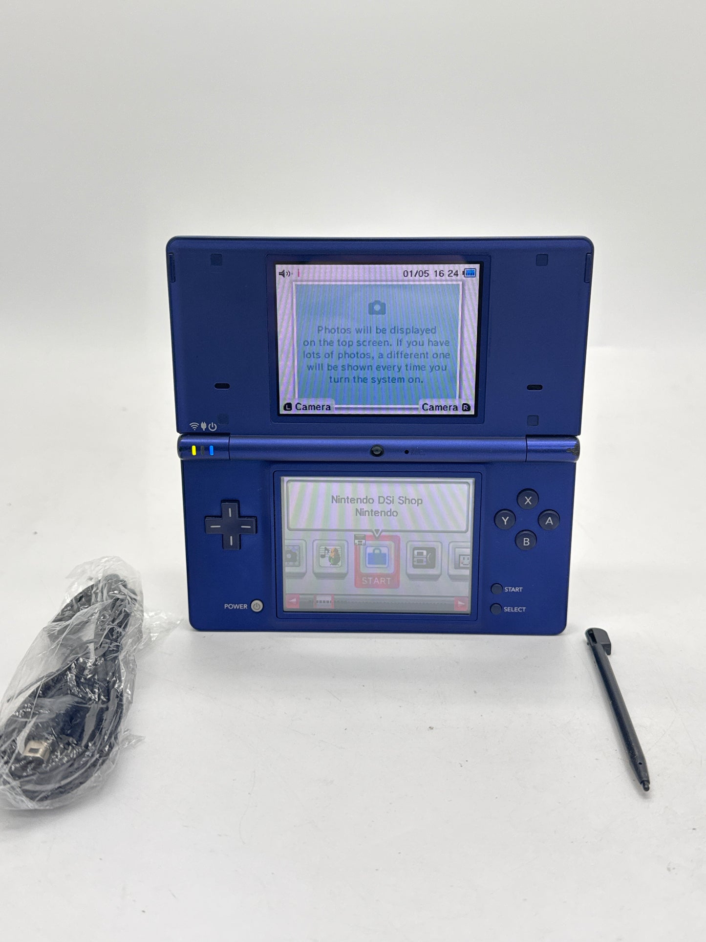 Nintendo DSi TWL-001(JPN) Blue Console #353 w/ Stylus & Charger
