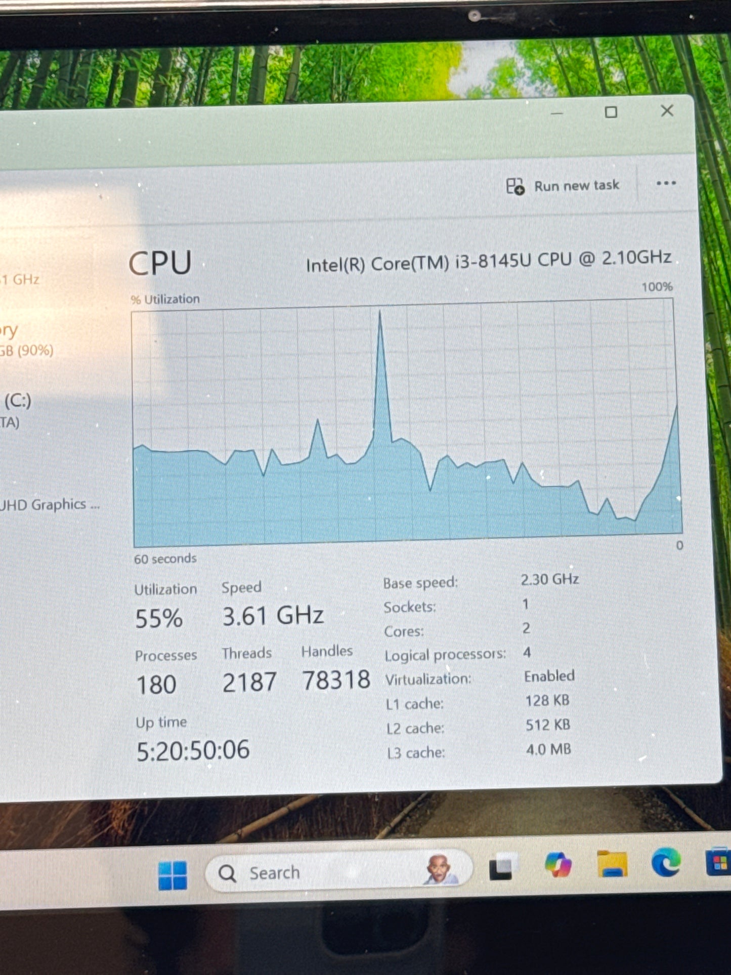 Onn 100002434 2-IN-1 13.3" FHD Touchscreen i5-8145U @2.10GHz 4GB RAM 128GB SSD