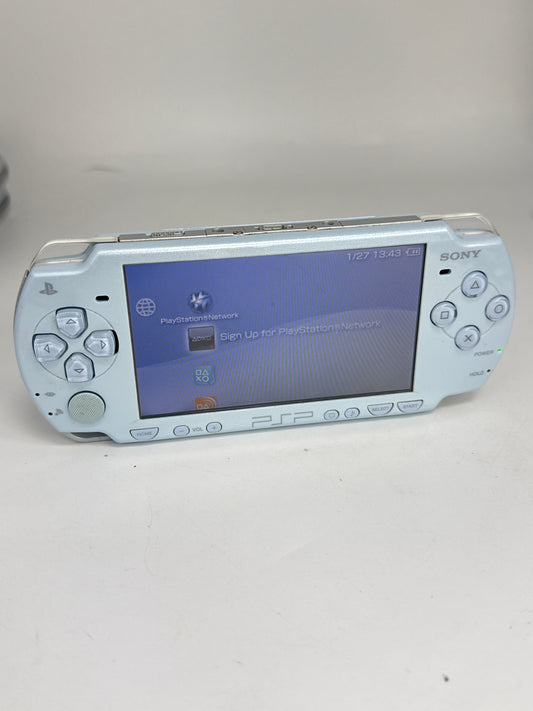 Sony PSP-2000 Blue Console #293 w/2400mAh Battery No Charger