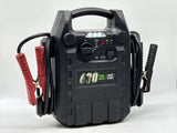 CEN-TECH 630 Peak Amp Portable Car Battery Jump Starter w/ Clamps Used image 1