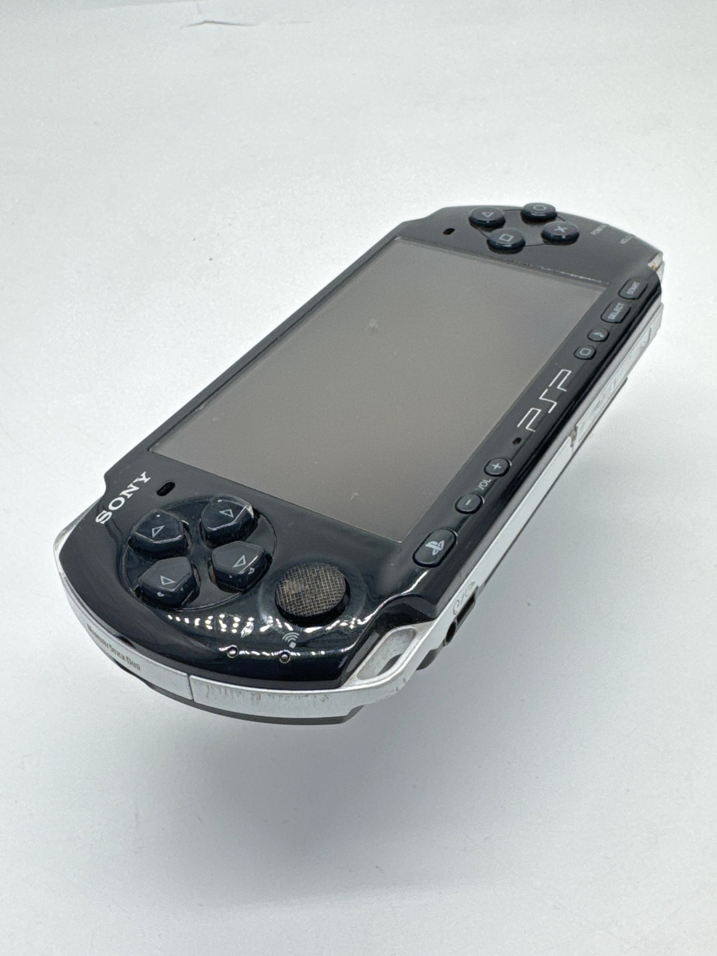 Sony PSP-3000 Black Console #245 No Battery or Lid No Charger AS IS