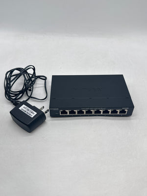 NETGEAR GS308v3 8 Gigabit Port Unmanaged Ethernet Switch with Power Adapter