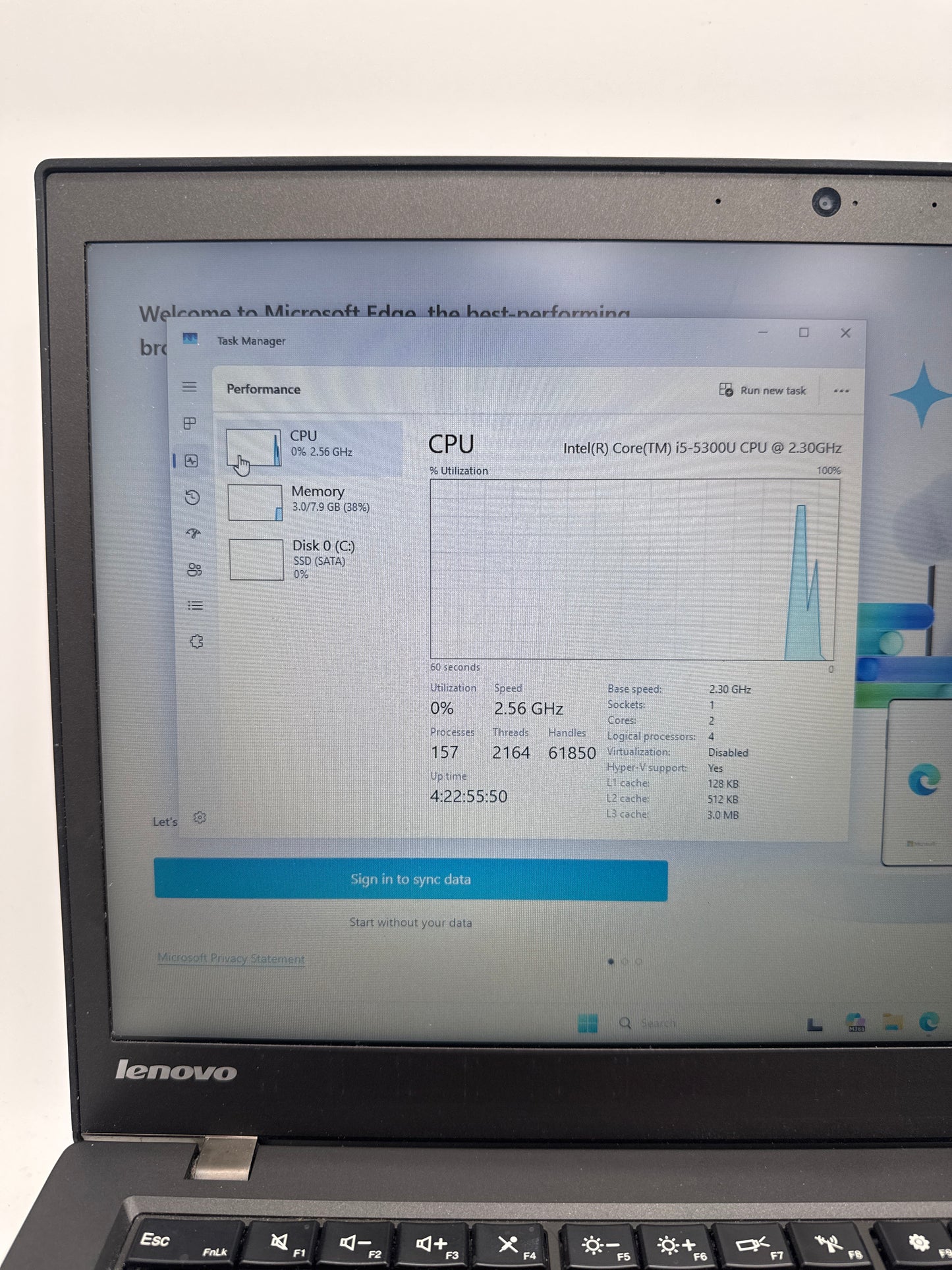 Lenovo ThinkPad T450s 8GB RAM 256GB SSD Intel i5-5300U Laptop #51 READ