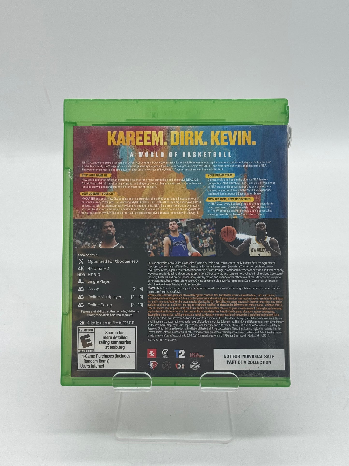 NBA 2K22 - Microsoft Xbox One / Xbox One S / Xbox One X / Xbox One Series S/X