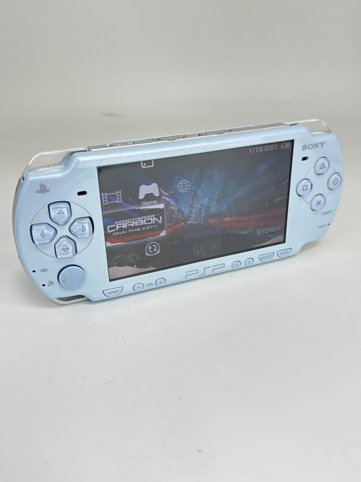 Sony PSP-2000 Blue Console #90 w/2400mAh Battery & No Charger