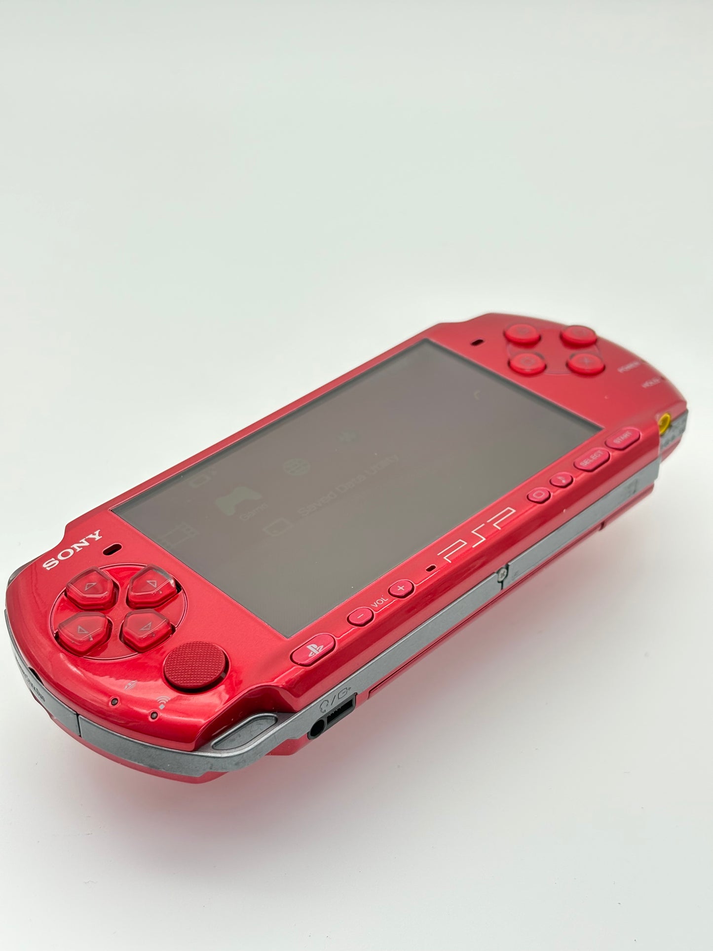 Sony PSP-3000 Red Console #201 w/1200 mAh Battery