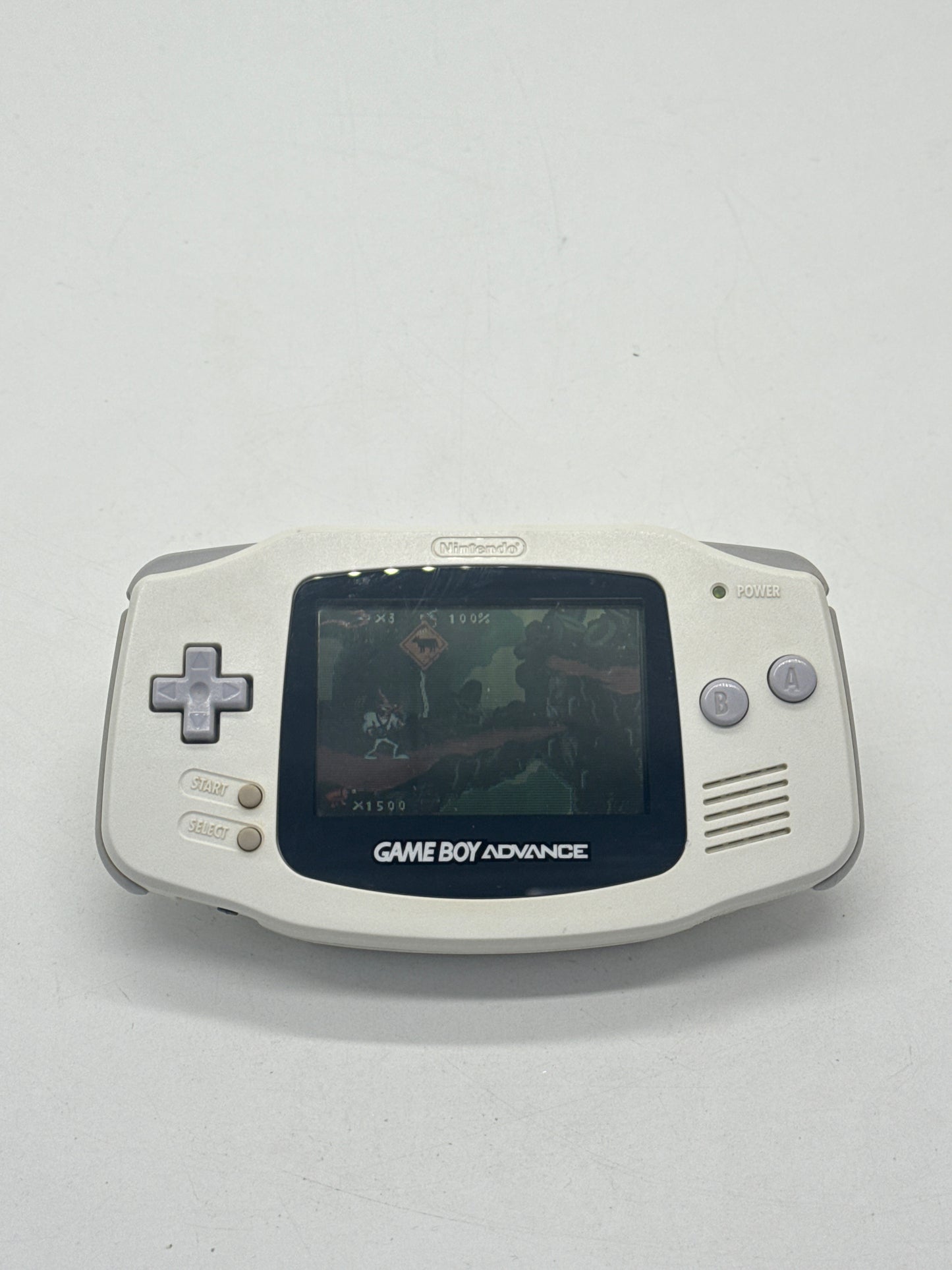 Nintendo Game Boy Advance AGB-001 White Console #634
