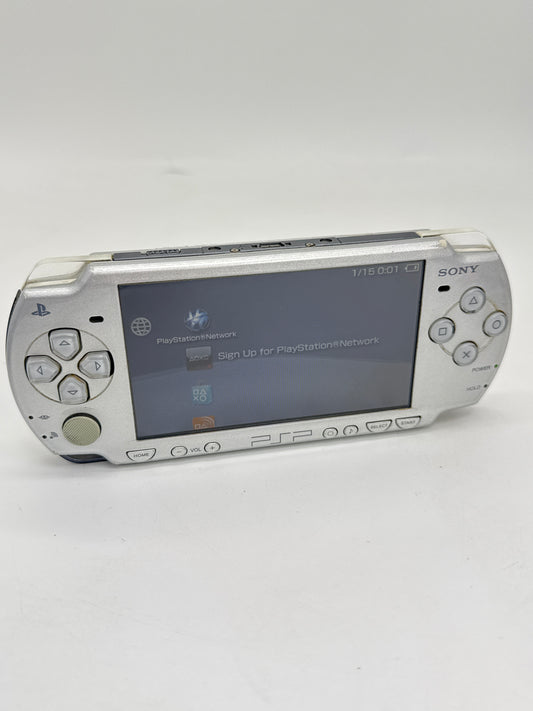 Sony PSP-2000 Silver Console #85 w/2400mAh Battery & No Charger