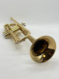 Brass Trumpet USA Student Horn w/ Case READ Cosmetic Wear Parts Repair image 5