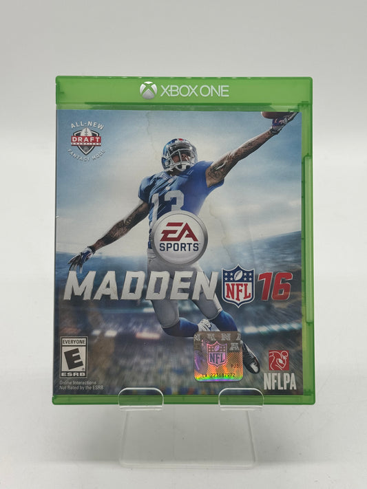 Madden NFL 16 - Microsoft Xbox One / Xbox One S / Xbox One X / Xbox One Series S/X