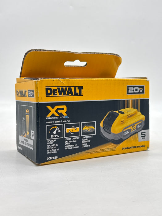 Dewalt XR POWERSTACK 20V MAX 5Ah Li-Ion Battery DCBP520 - New