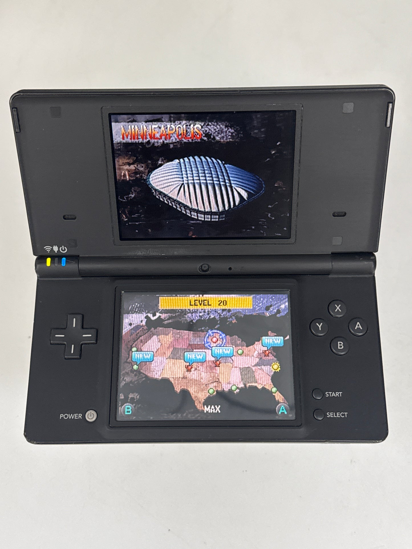 Nintendo DSi TWL-001(JPN) Black Console #117 No Charger Missing Volume Buttons AS IS