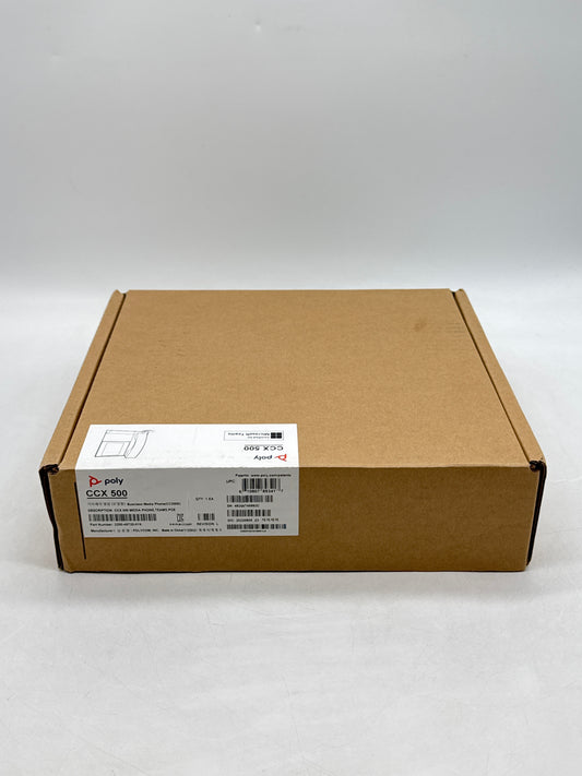 Polycom CCX 500 2200-49720-019 Business Media Phone - New Open Box