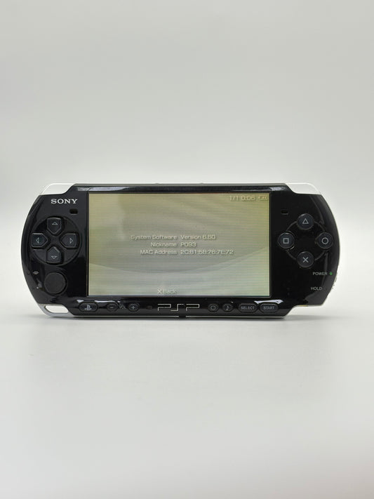 Sony PSP-3000 Piano Black Console #205 w/1200 mAh Battery