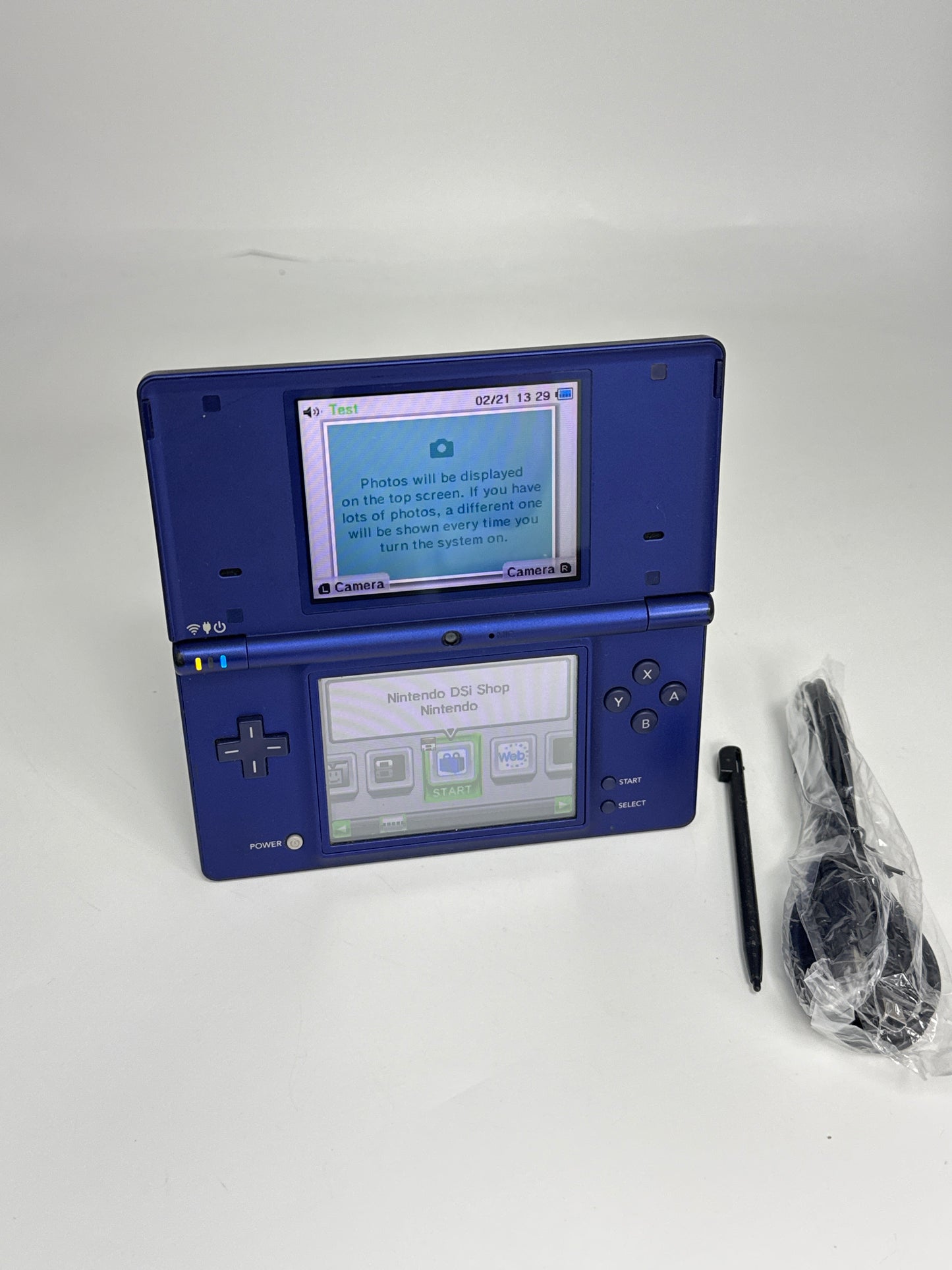Nintendo DSi TWL-001(JPN) Blue Console #418 w/ Stylus & Charger
