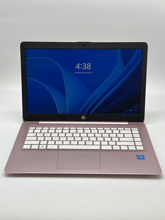 HP Stream 14-cb122ds Intel Celeron 4GB RAM 64GB Pink Laptop - Used