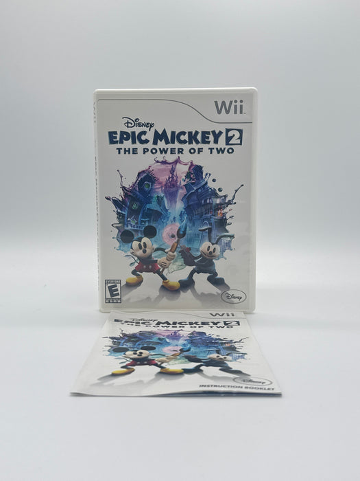 Epic Mickey 2: The Power of Two (Nintendo Wii) - Complete with Manual (CIB)