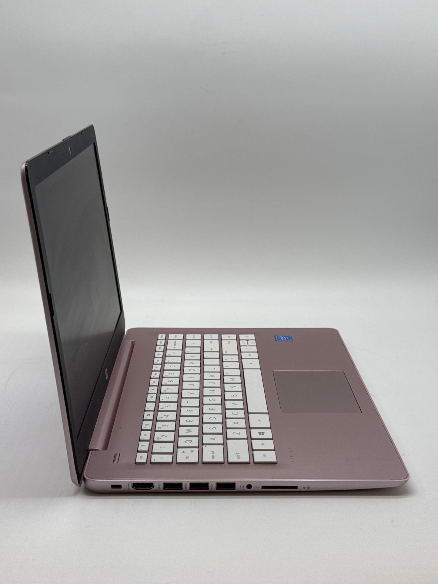 HP Stream 14-cb122ds Intel Celeron 4GB RAM 64GB Pink Laptop - Used