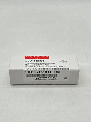 New Shimadzu 200-66504 Flow Cell 12 ml (L)RF-530/RFLC