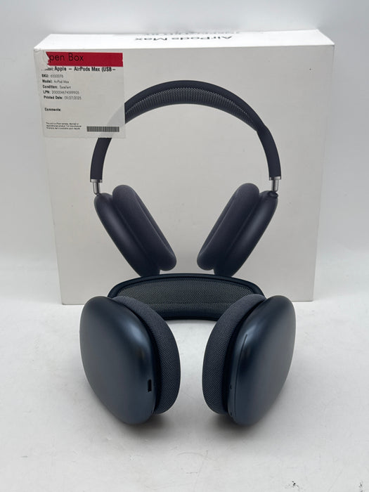 Apple AirPods Max A3814 USB-C Midnight Blue Headphones with Smart Case