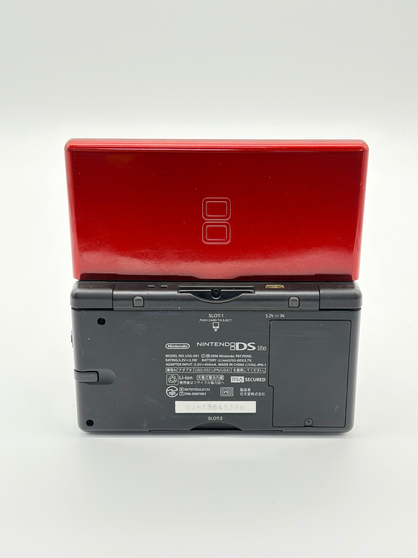 Nintendo DS Lite USG-001 Red Console UNTESTED AS IS #310