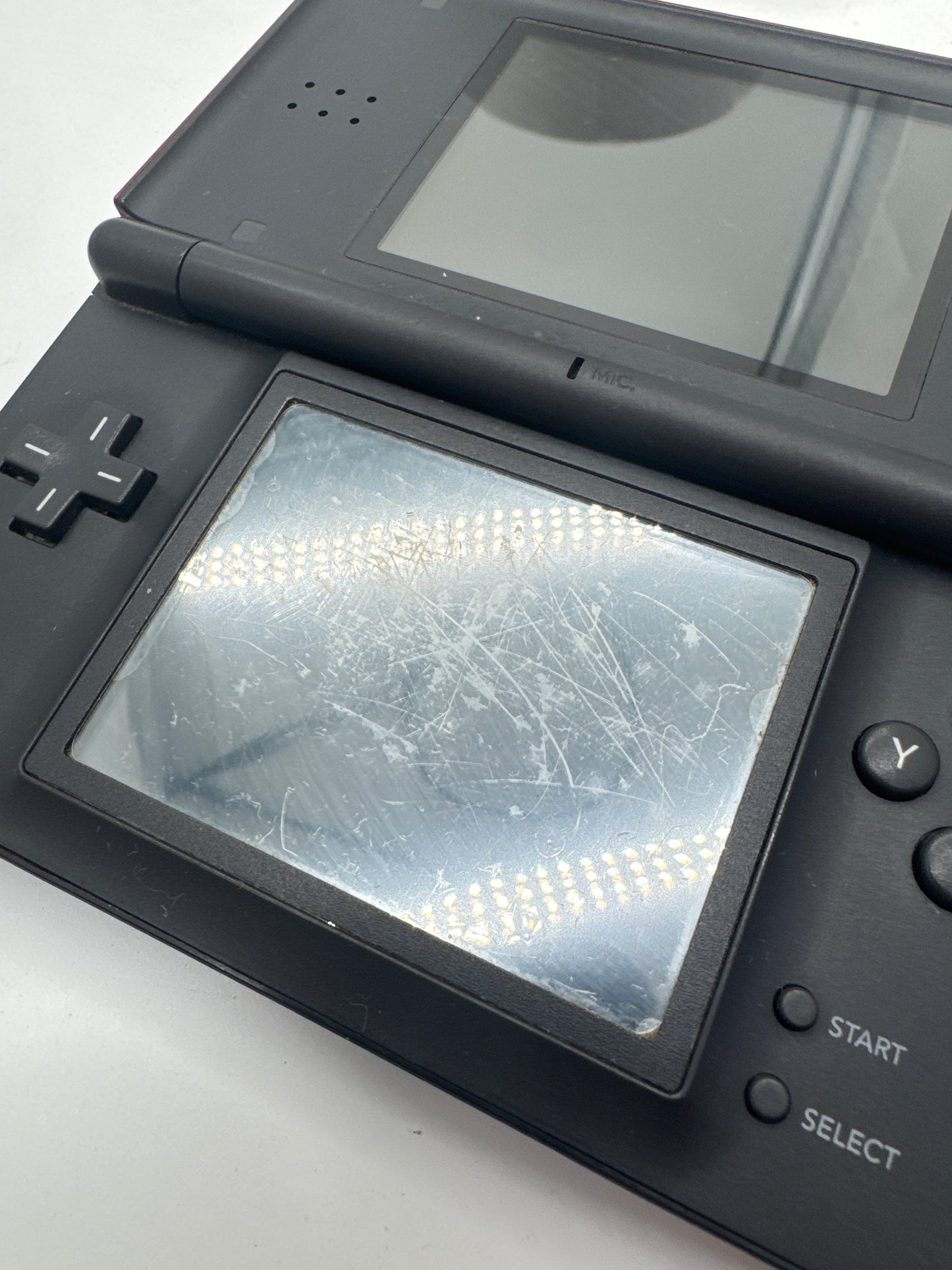 Nintendo DS Lite USG-001 Red Black Handheld Video Game Console Only AS IS