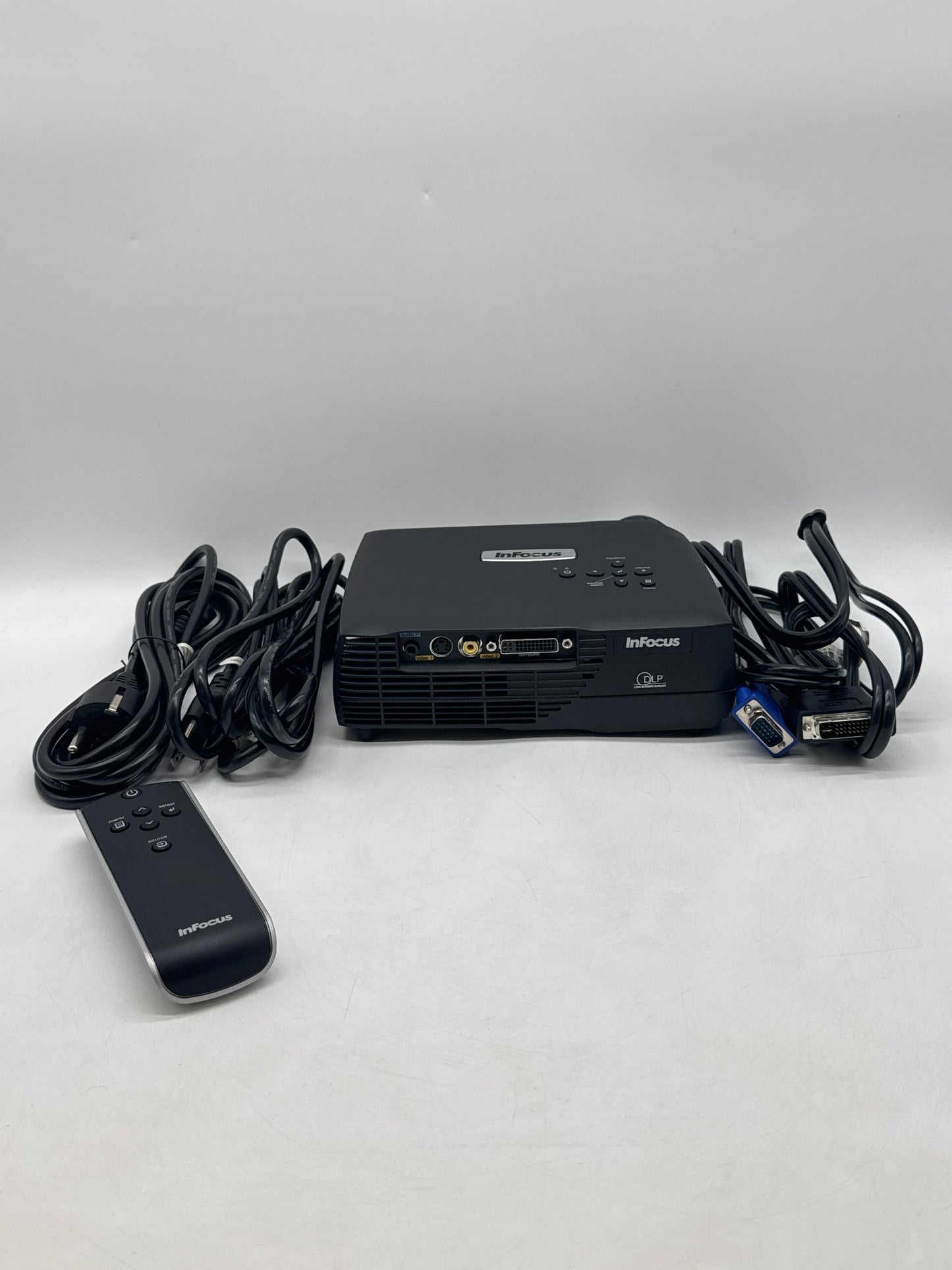InFocus LP70+ Digital DLP Portable Projector With Cables