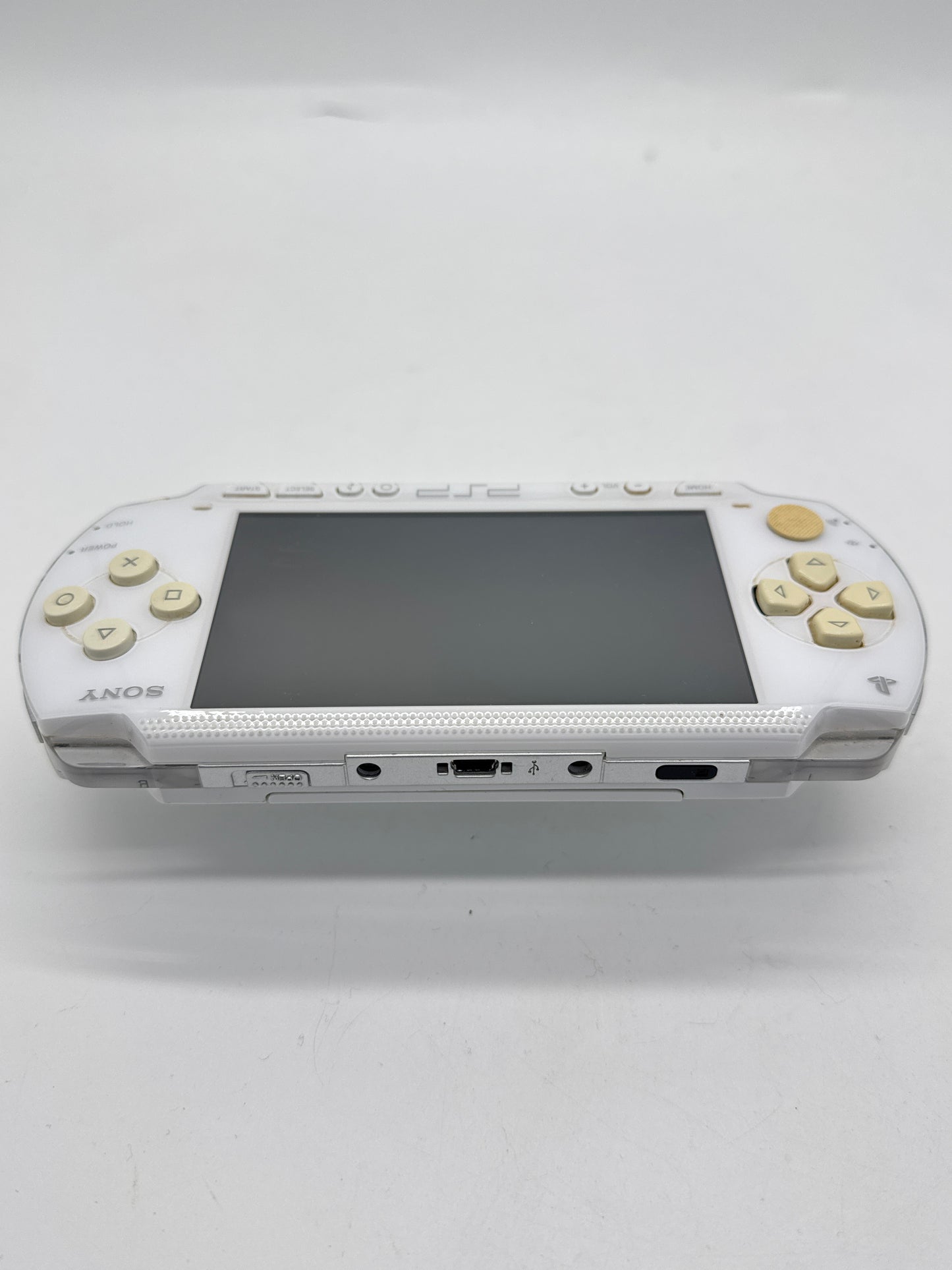Sony PlayStation Portable PSP-1000 Pearl White Console #62 w/ Charger