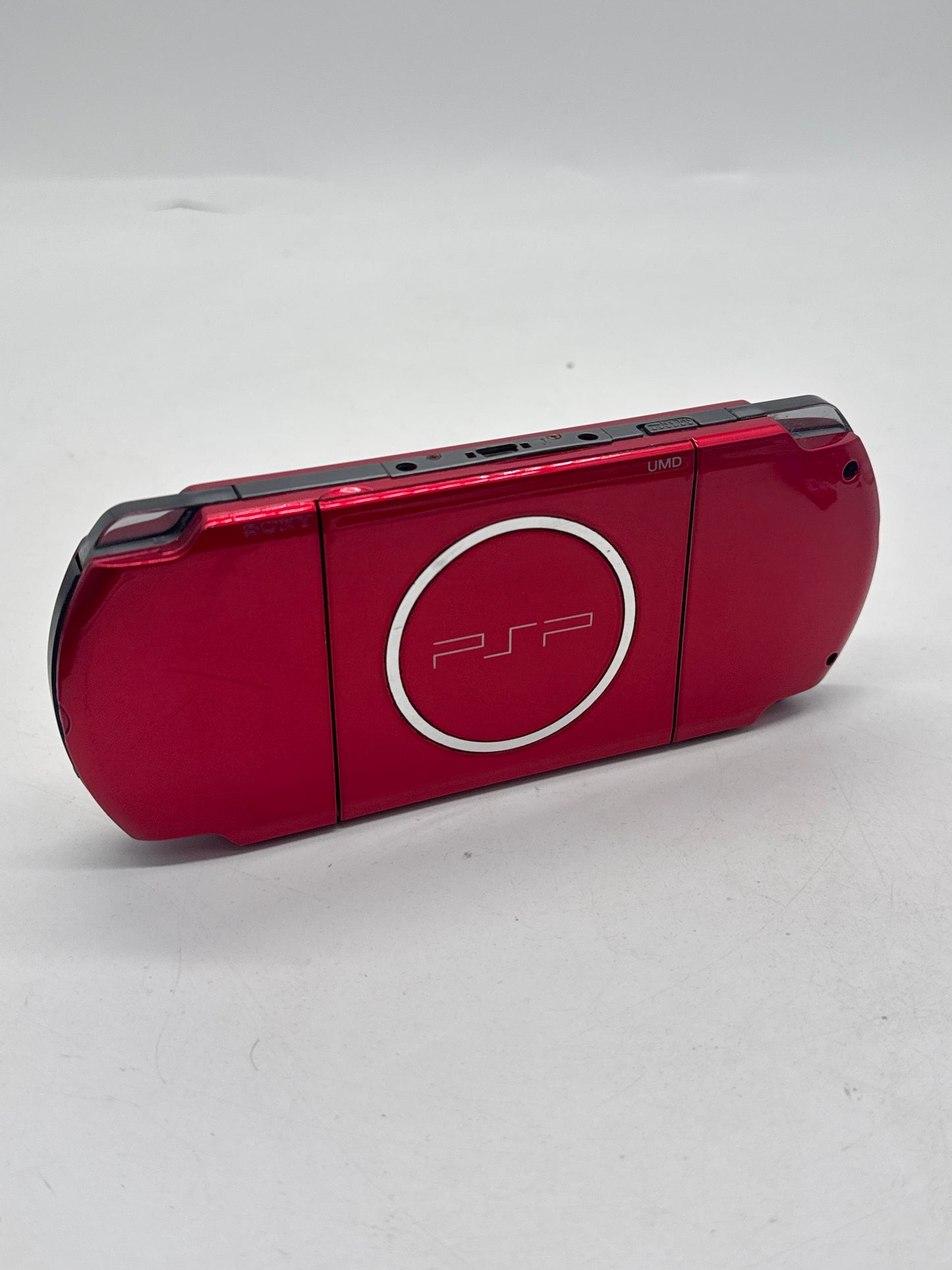 Sony PlayStation Portable PSP-3000 Red Console #366 w/1200mAh Battery