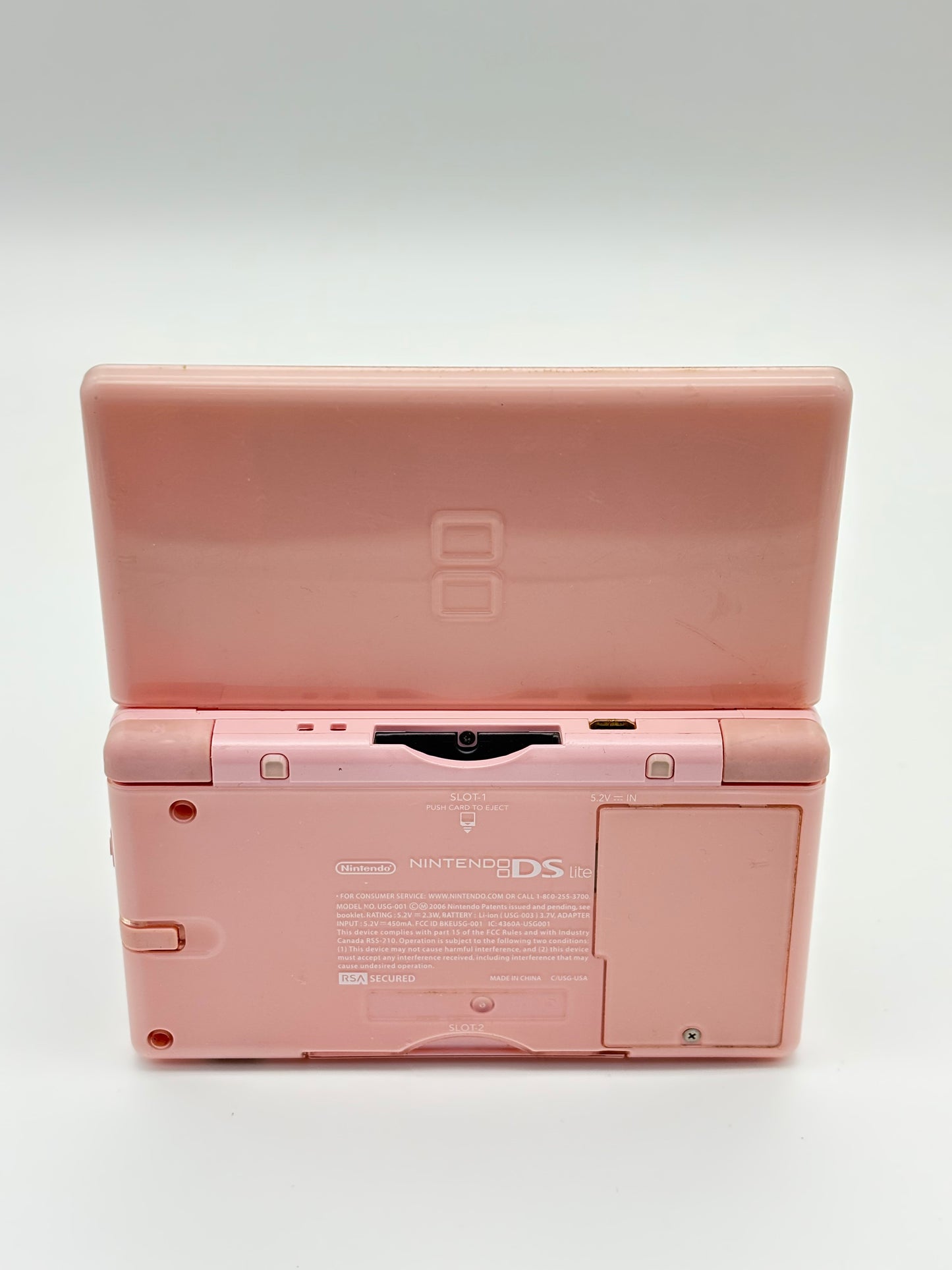 Nintendo DS Lite USG-001 Coral Pink Console UNTESTED AS IS #306