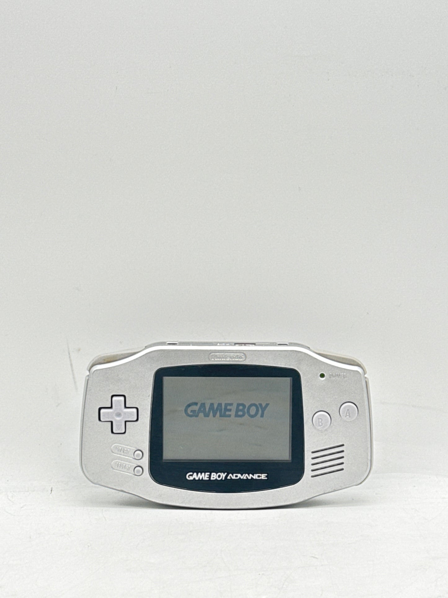 Nintendo Game Boy Advance AGB-001 Handheld Game Console Metallic Silver