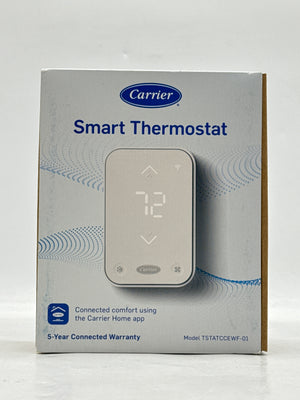 New Carrier Smart Thermostat Model TSTATCCEWF-01