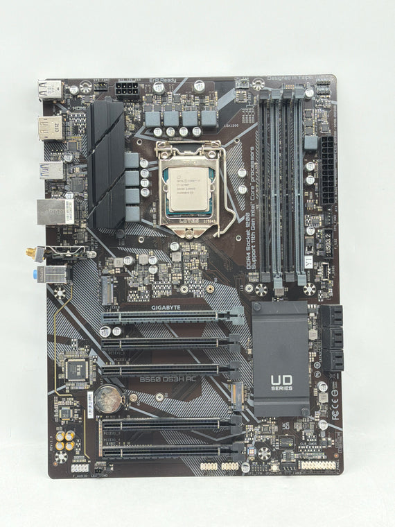 Gigabyte ATX B560 DS3H AC Intel DDR4 Motherboard w/ Intel Core i7-11700F 2.50GHz