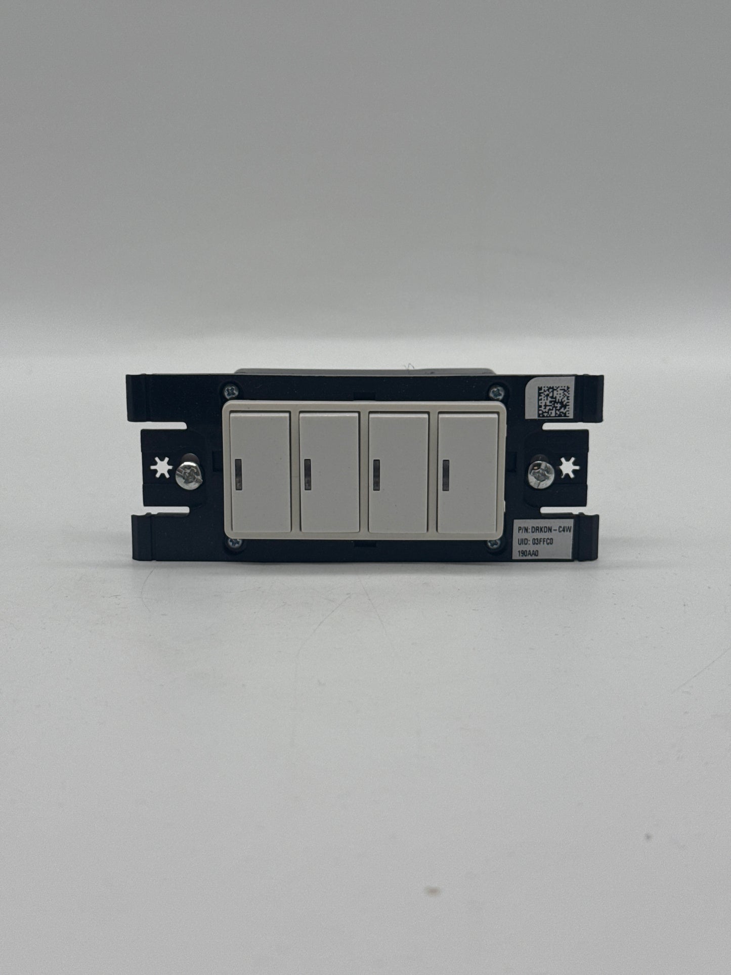 LEVITON DRKDN-C4W GM DRC ROOM CONTROLLER LUMACAN 4 BUTTON (NEW IN BOX)
