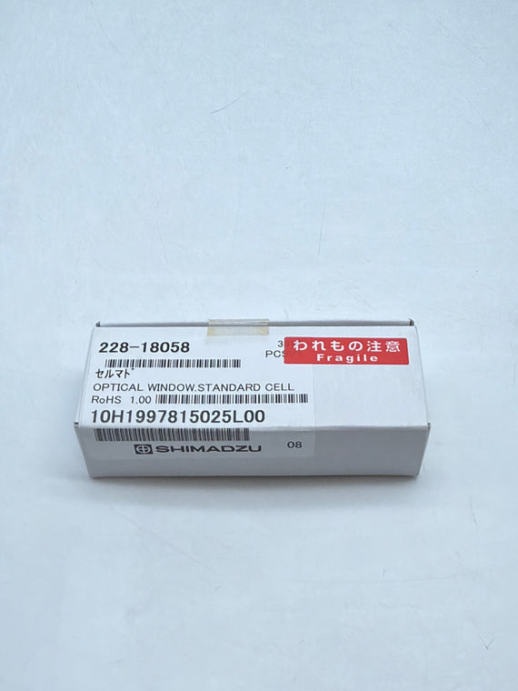 New Shimadzu 228-18058 Optical Window Standard Cell - Lot of 4