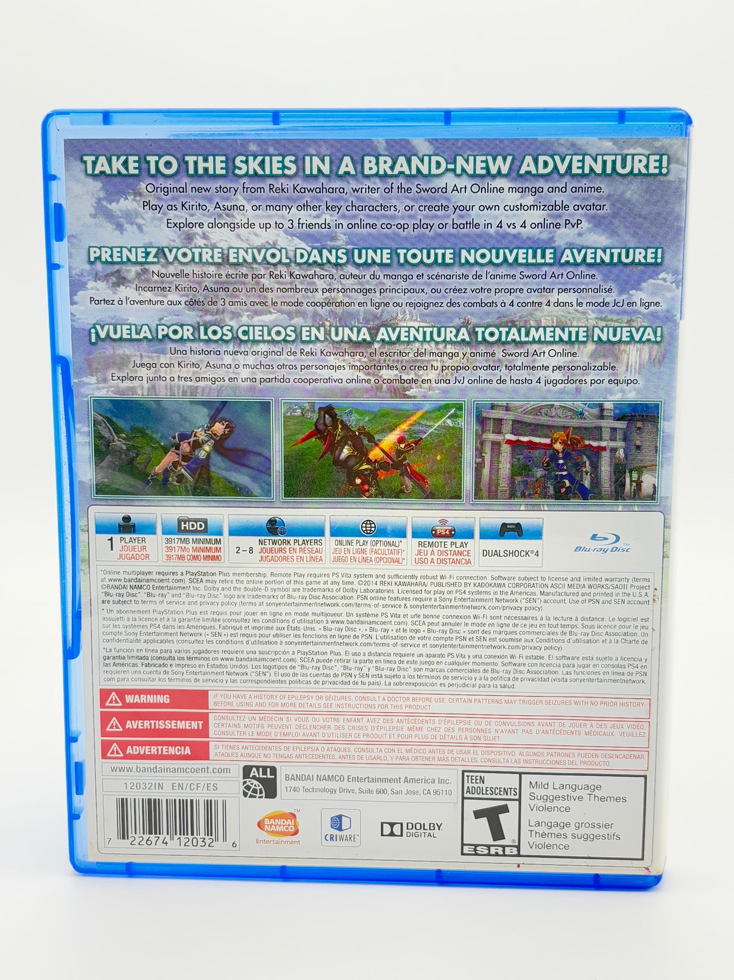 Sword Art Online - PlayStation 4 PS4