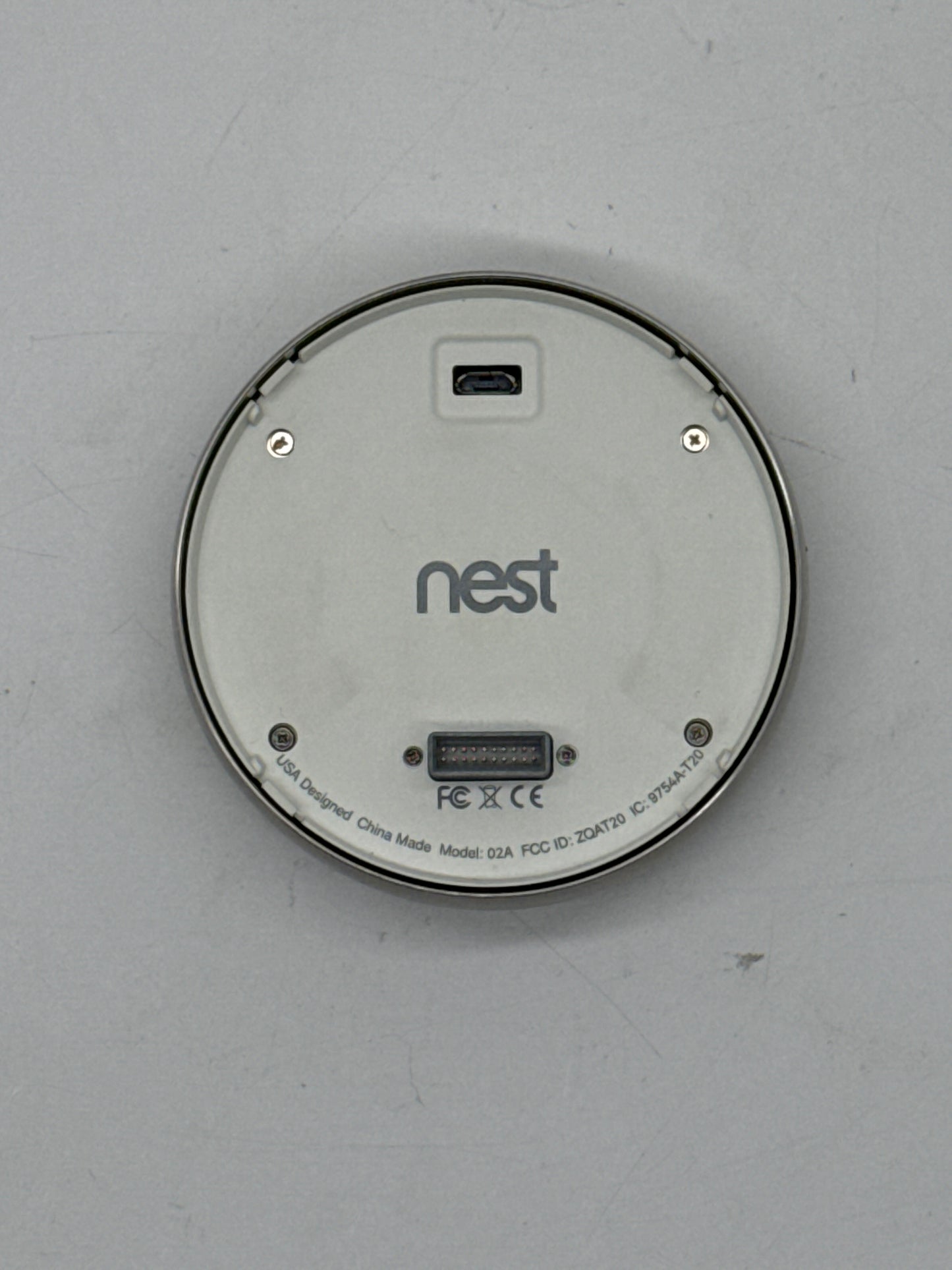 Google Nest Thermostat 02A ZQAT20 - For Parts