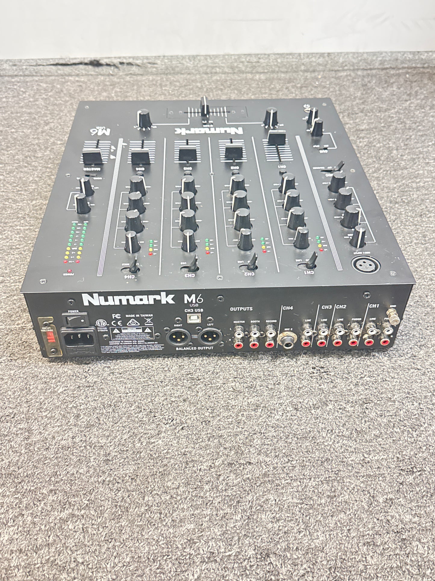 Numark M6USB 4-Channel W/Power Cord