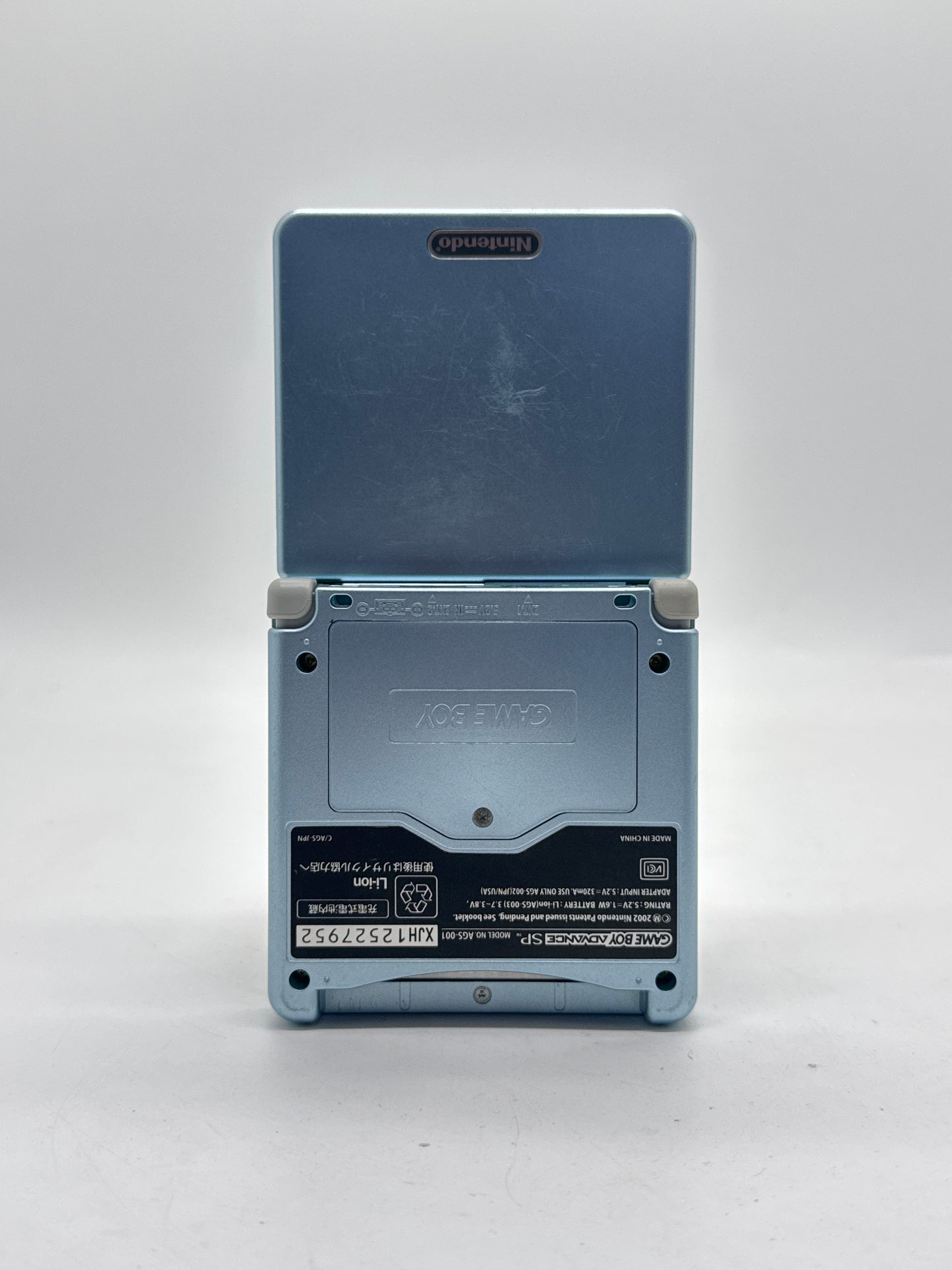 Nintendo Game Boy Advance SP AGS-001 Pearl Blue Console Only #401
