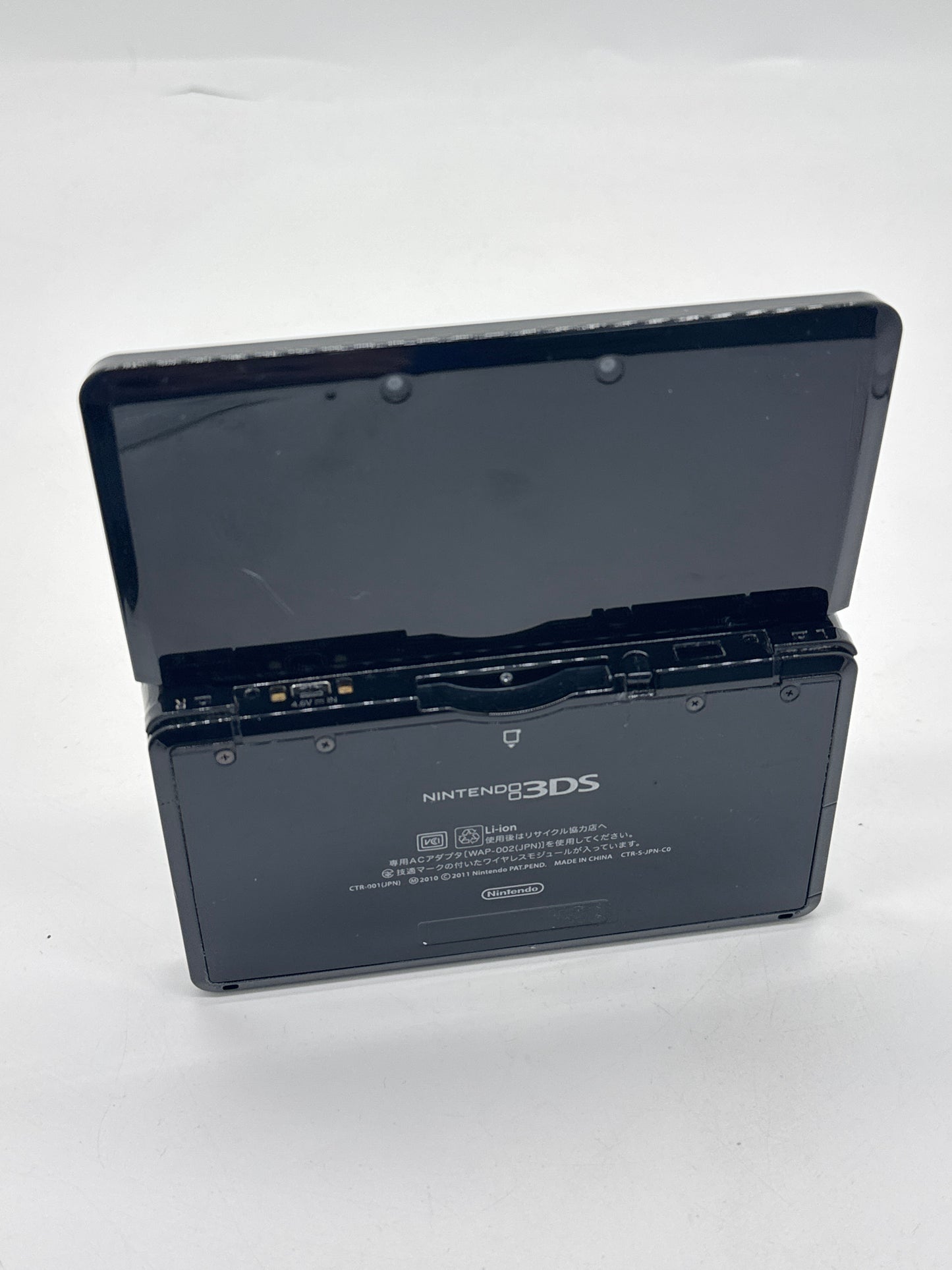 Nintendo 3DS CTR-001 (JPN) Black Console #69 Bad Top Screen READ AS IS