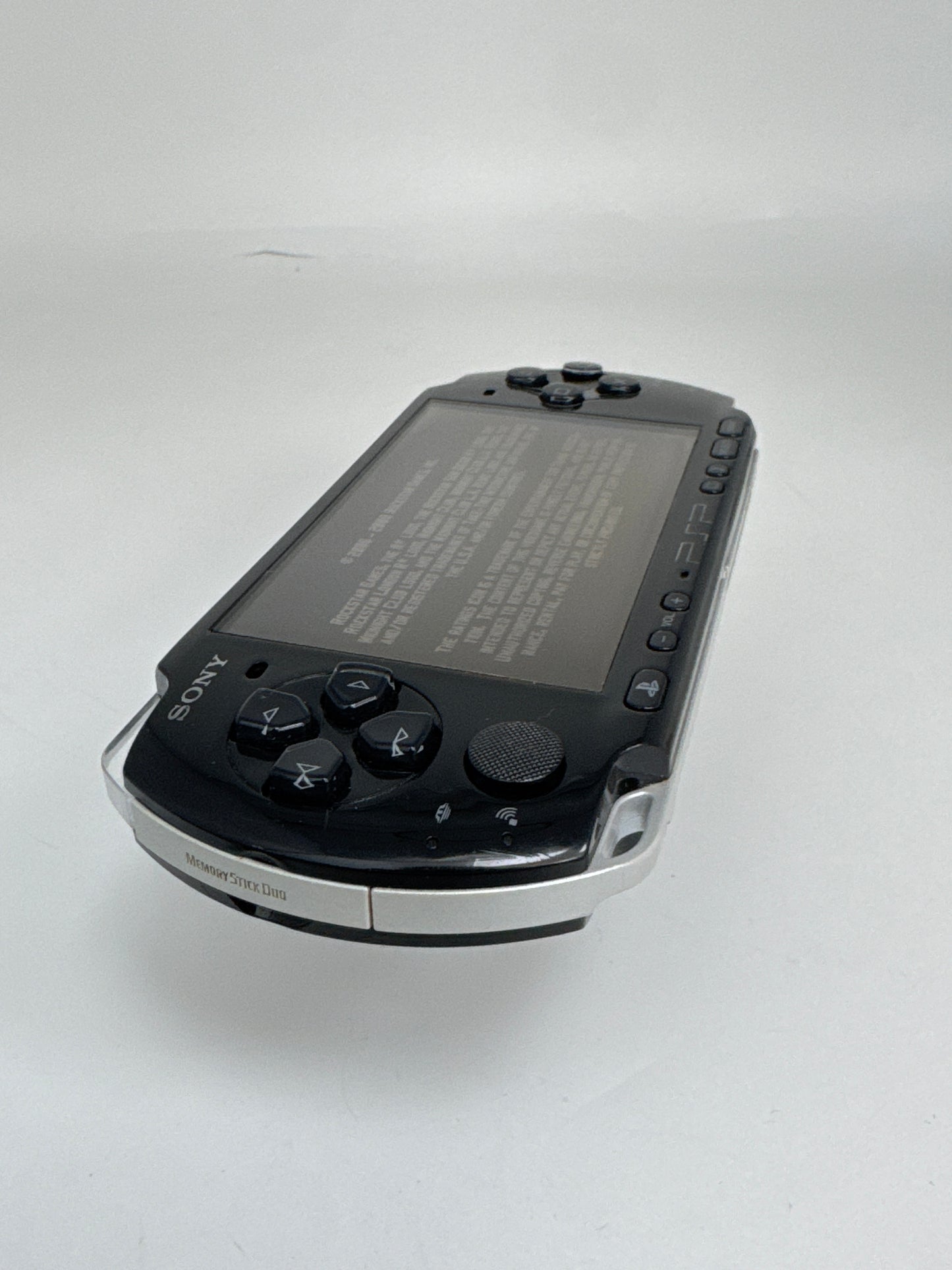 Sony PSP-3000 Piano Black Console #434 w/ 1200mAh Battery