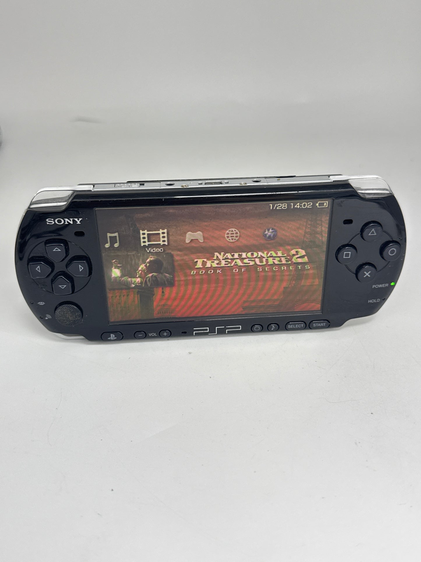Sony PSP-3000 Piano Black Console #304 No Battery or Lid No Charger BAD UMD AS IS