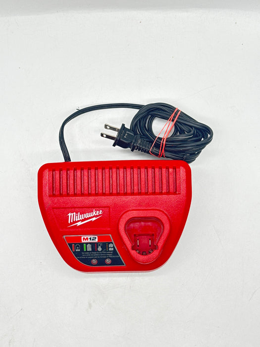 Milwaukee M12 Charger 48-59-2401 OEM 12V Lithium Ion Battery Tool Charger Tested