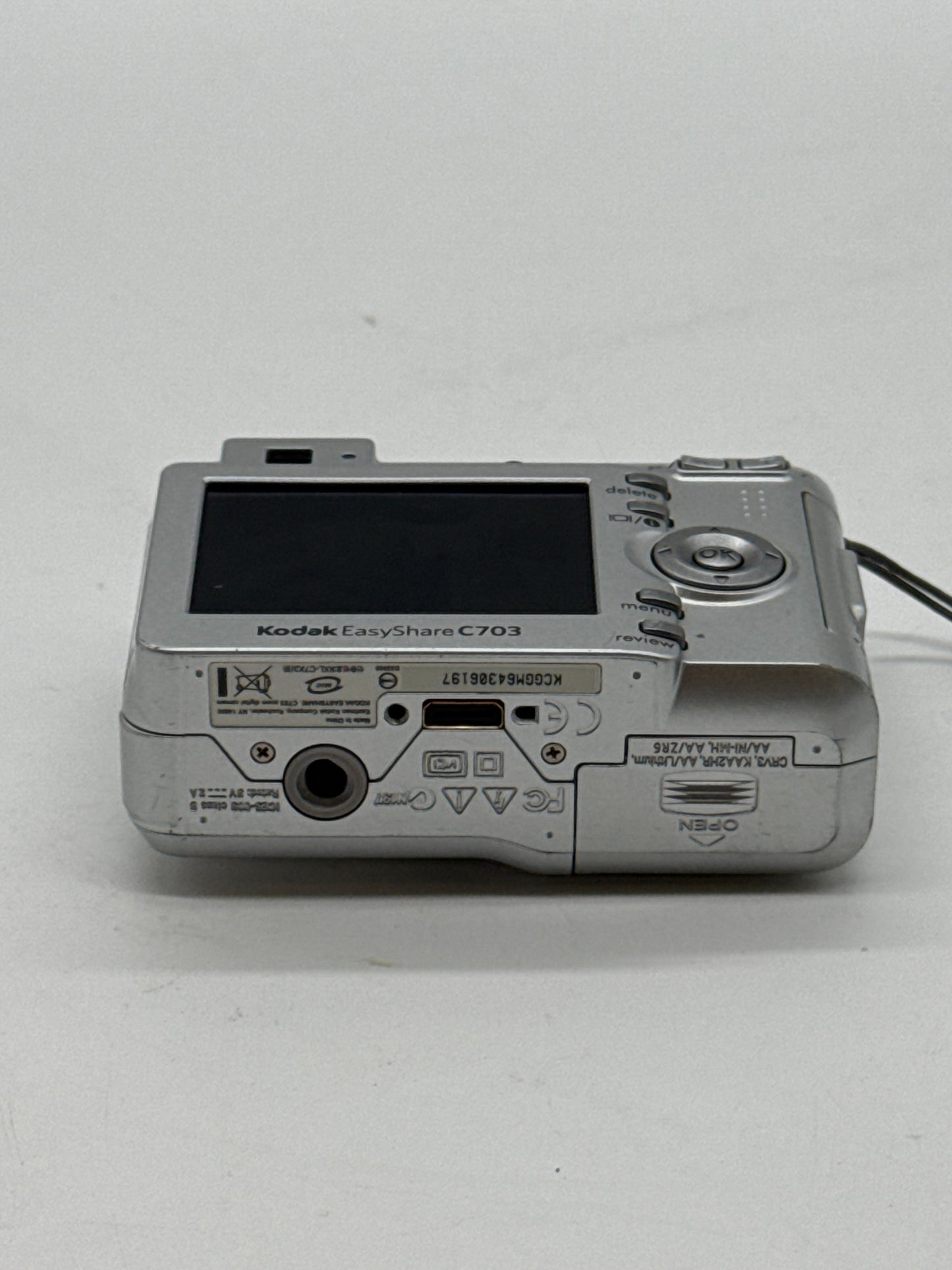 Kodak Digital Camera Easy Share C703 7.1MP Silver No Battery